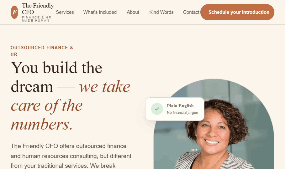 Warm & Approachable preview